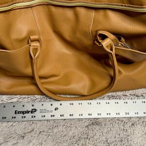 JustFab Camel Brown Travel Bag